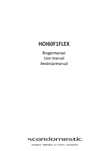 Handleiding Scandomestic HOI60F1FLEX Kookplaat