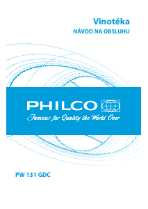 Návod Philco PW 131 GDC Vinotéka