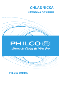 Návod Philco PTL 359 DNFDX Chladnička