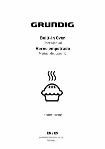 Manual Grundig GEBD11300BP Oven
