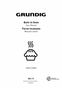 Handleiding Grundig GEBD19300BP Oven