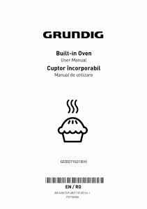 Manual Grundig GEBD19401BHI Cuptor