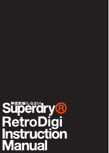 Handleiding Superdry SYG201B Retro Digi Horloge