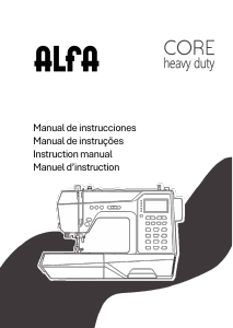 Handleiding Alfa Core Heavy Duty Naaimachine