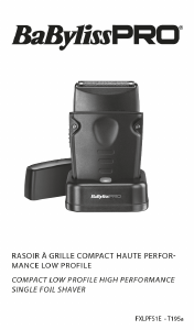 Mode d’emploi BaByliss FXLPFS1E Rasoir électrique
