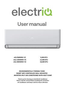 Bruksanvisning ElectriQ eiQ-18WMINV-V2 Luftkonditionering