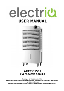 Bruksanvisning ElectriQ ARCTIC55ER Fläkt