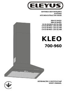 Bruksanvisning Eleyus KLEO 700 50 BR Köksfläkt