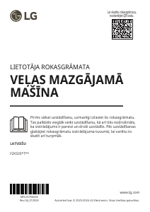 Rokasgrāmata LG F2X50S9TLB Veļas mašīna
