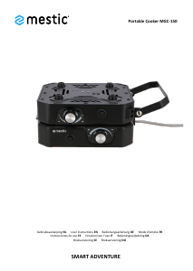 Manual de uso Mestic MGC-150 Placa