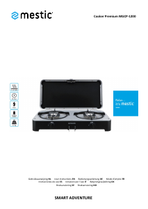 Manual de uso Mestic MGCP-1200 Placa