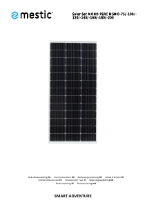 Brugsanvisning Mestic MSMO-180 Solcellemodul