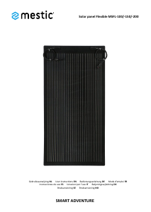 Bruksanvisning Mestic MSFL-200 Solpanel