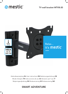 Manual de uso Mestic MTVB-20 Soporte de pared