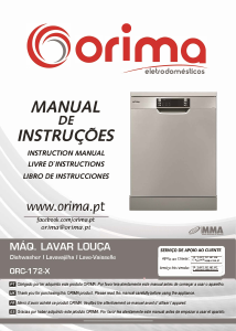 Manual Orima ORC 172 X Máquina de lavar louça