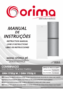 Manual Orima ORH 17553 W Frigorífico combinado