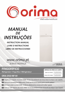 Manual Orima ORA 352 NF W Fridge-Freezer
