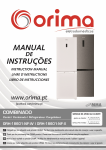 Bruksanvisning Orima ORH 18601 NF W Kyl-frys