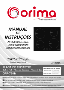 Mode d’emploi Orima ORP 76 IN Table de cuisson