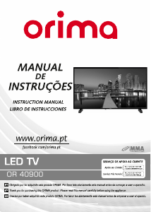 Manual Orima OR40900 Televisor LED