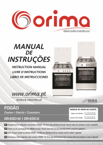 Manual de uso Orima OR 650 W Cocina