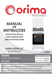 Manual de uso Orima OR 446 W Cocina