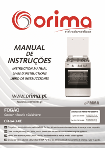 Manual de uso Orima OR 649 XE Cocina