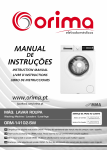 Manual Orima ORM 14102 SW Máquina de lavar roupa