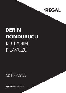 Kullanım kılavuzu Regal CD NF 729122 Dondurucu