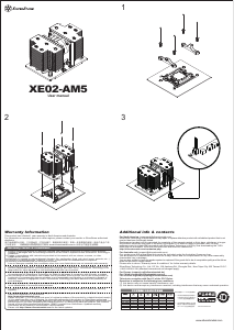 Handleiding SilverStone XE02-AM5B CPU koeler