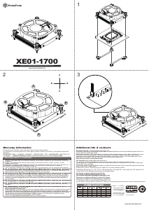 Handleiding SilverStone XE01-1700A CPU koeler