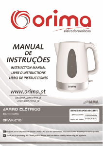 Manual Orima ORWK 216 Kettle