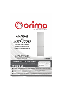 Manual de uso Orima ORH 342 BI Frigorífico combinado
