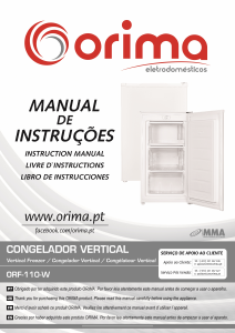 Manual Orima ORF 110 W Freezer
