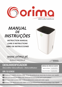 Mode d’emploi Orima OR-12-2902 Déshumidificateur