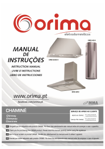 Mode d’emploi Orima ORCI 40 X Hotte aspirante