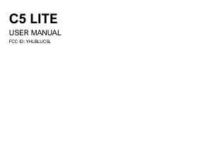 Manual BLU C5 Lite Mobile Phone