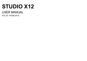 Bruksanvisning BLU Studio X12 Mobiltelefon