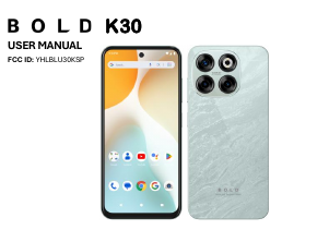 Manual BLU Bold K30 Mobile Phone