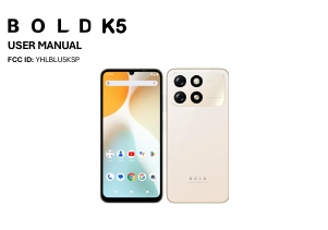 Bruksanvisning BLU Bold K5 Mobiltelefon