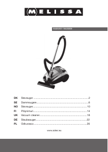 Manual Melissa 16420209 Vacuum Cleaner