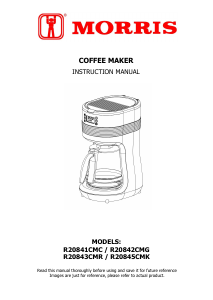 Bedienungsanleitung Morris R20841CMC Kaffeemaschine