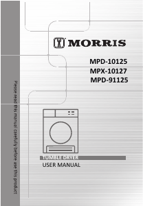 Bruksanvisning Morris MPD-10125 Torktumlare