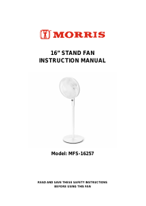 Handleiding Morris MFS-16257 Ventilator