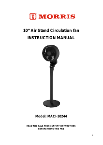 Handleiding Morris MACI-10244 Ventilator