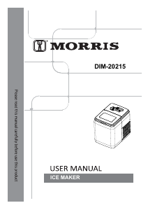 Handleiding Morris DIM-20215 IJsblokjesmachine