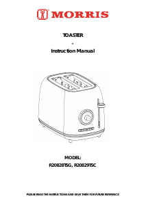 Handleiding Morris R20829TSC Broodrooster