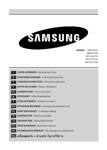 Manuale Samsung HDC6247SX Cappa da cucina