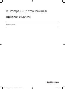 Kullanım kılavuzu Samsung DV10DG6440LE Kurutma makinesi