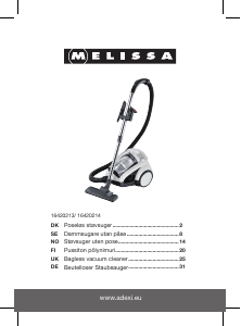 Manual Melissa 16420213 Vacuum Cleaner